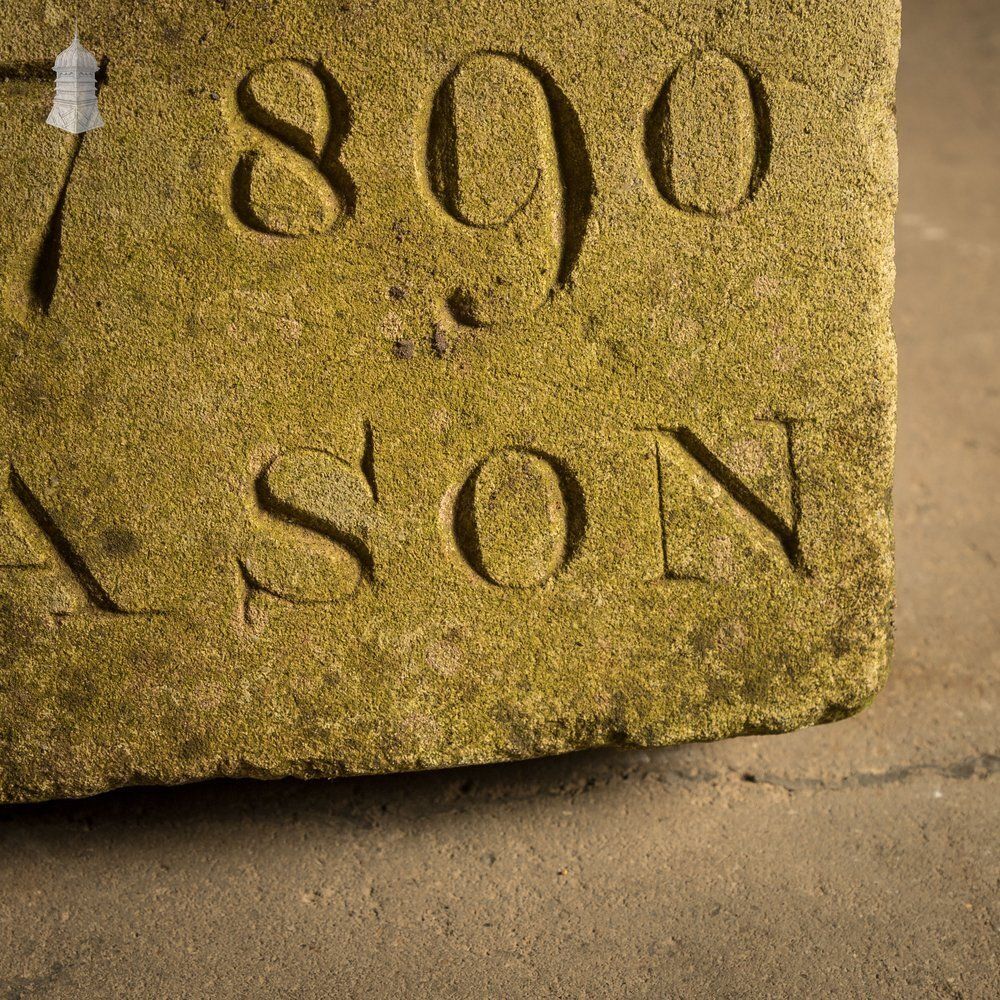 photo for sale Stonemason’s Sample Stone, John Hopson Of Stowmarket