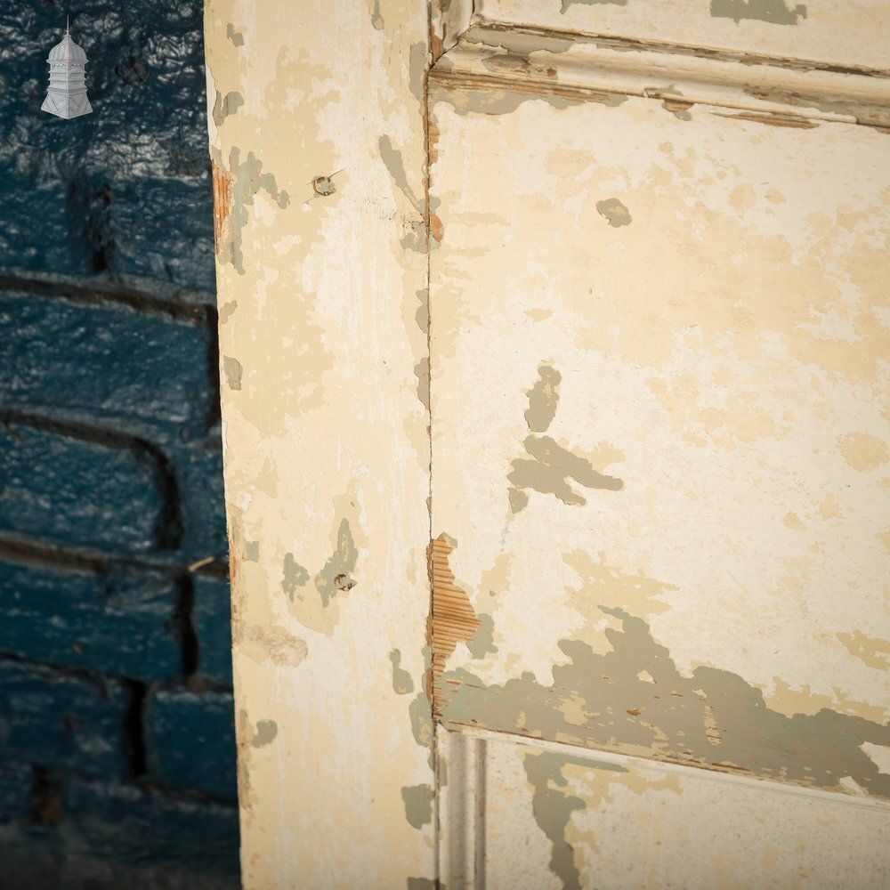 Moulded 6 Panel Door, Reclaimed, Distressed Beige, Period Layout photo buy