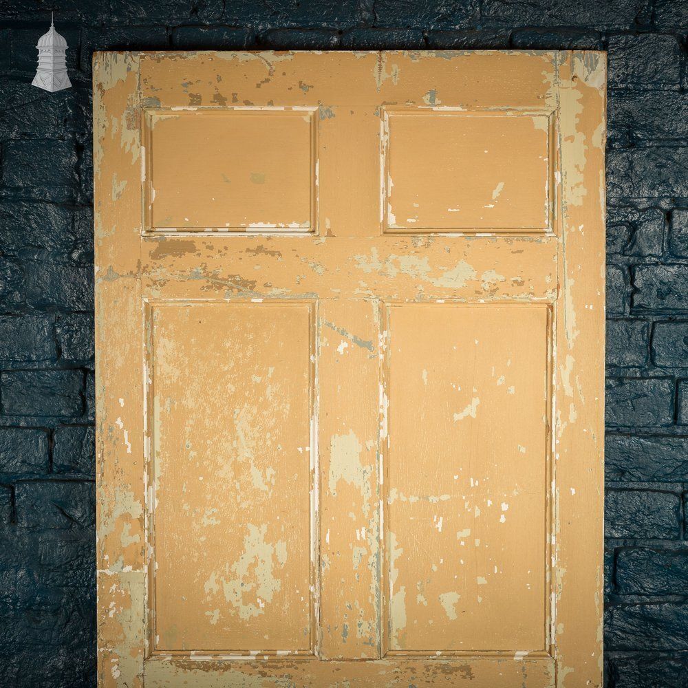 photo for sale Moulded 6 Panel Door, Reclaimed, Distressed Beige, Period Layout