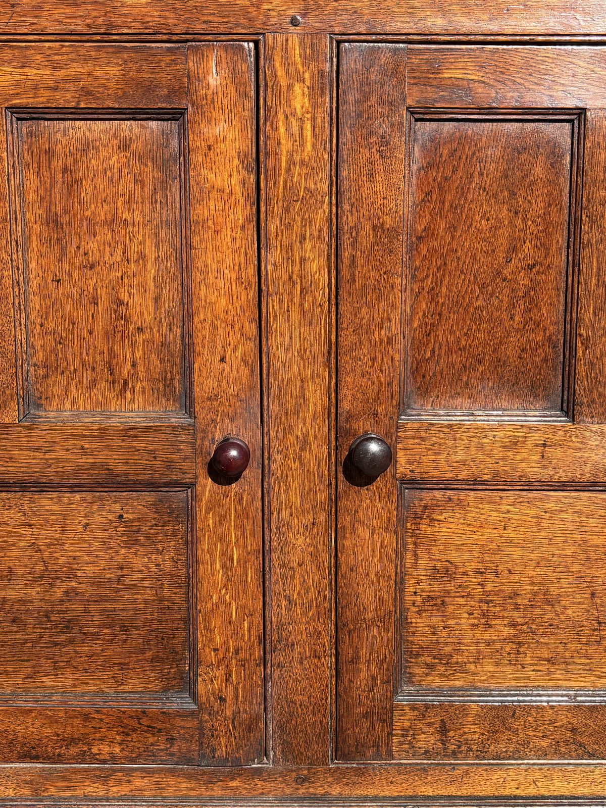 2900.0 18th Century George III Period Oak Court Cupboard photo