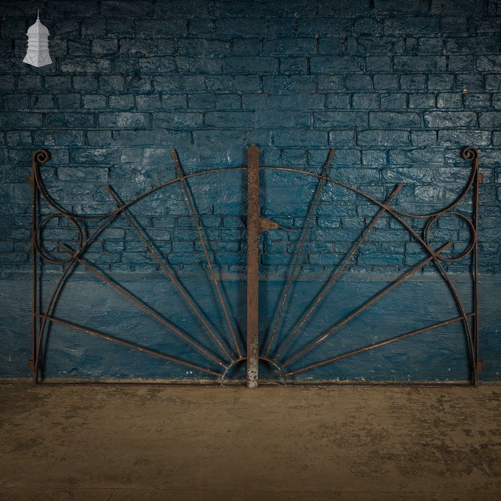 Sunburst Driveway Gates, Pair Of Victorian Entrance Gates photo furniture