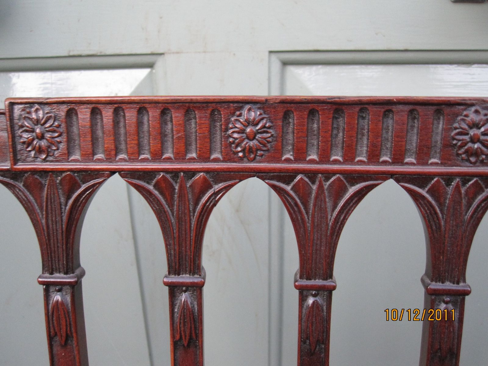 Set Of 6 George III Mahogany Dining Chairs photo Furniture