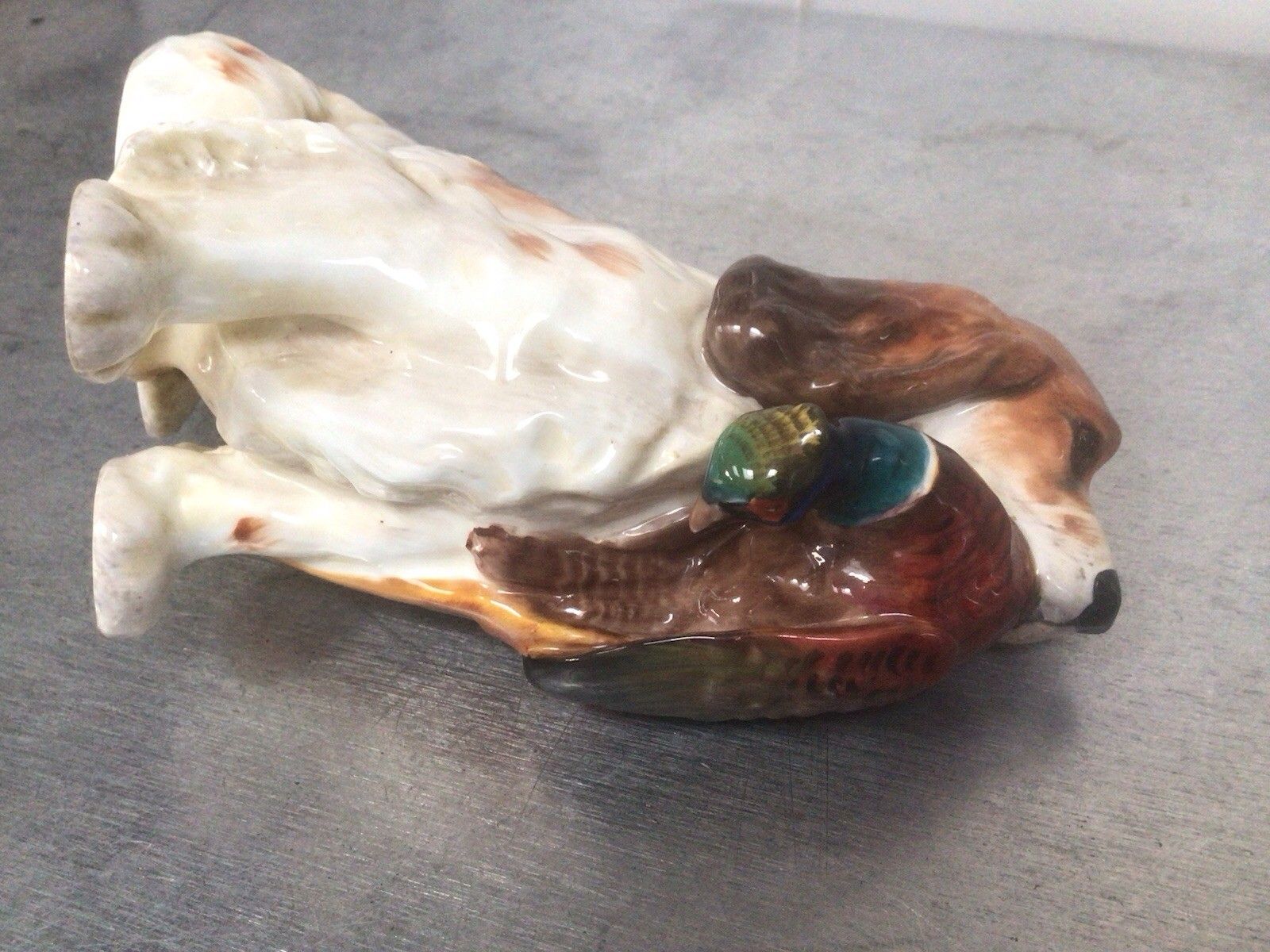 photo furniture Royal Doulton Cocker Spaniel With Pheasant Figurine Model Number Hn1028 Stamped