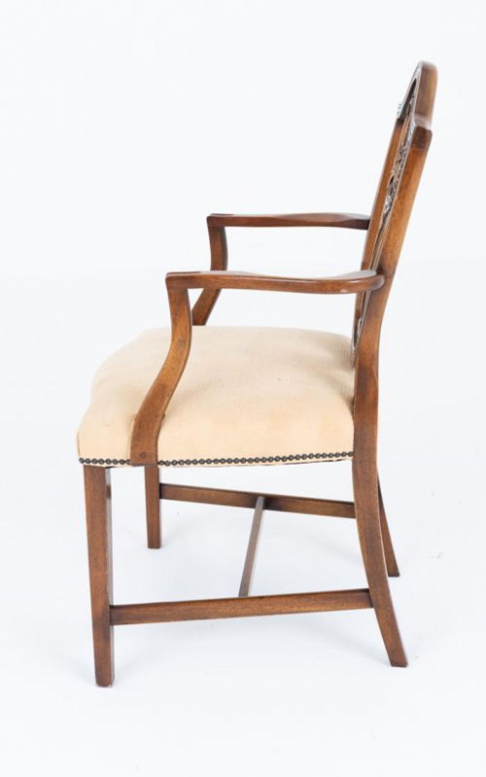 Set 8 Hepplewhite Dining Chairs Mahogany. photo for sale