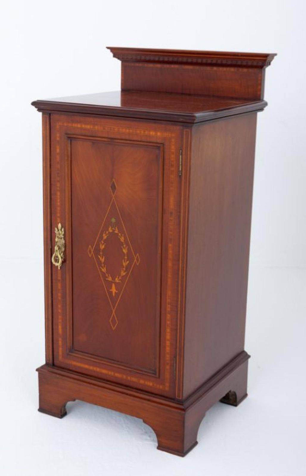 Sheraton Bedside Cabinet Nightstands Chest 1900 Revival. photo for sale