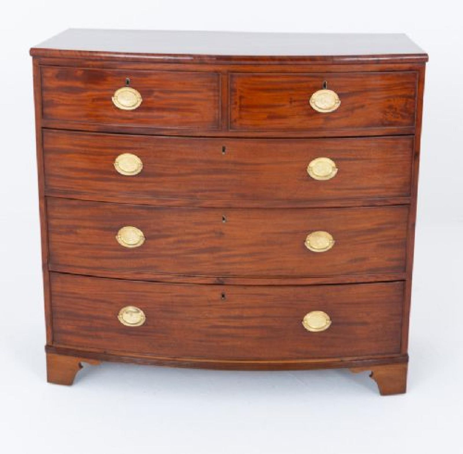 Period Regency Chest Drawers Bow Front 1810. photo furniture
