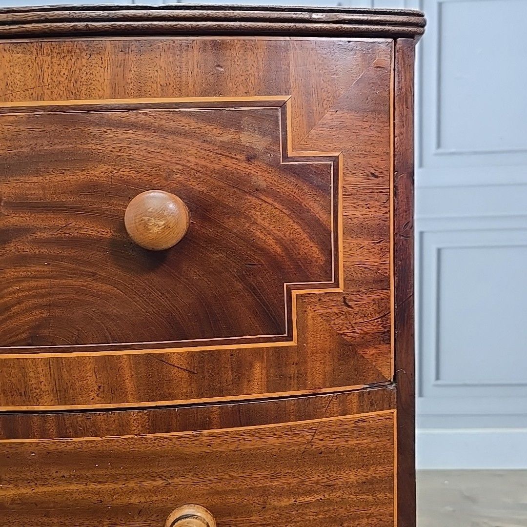 photo furniture Antique Commode Cabinet Chest Drawer Storage / Lamp Table Mahogany Georgian
