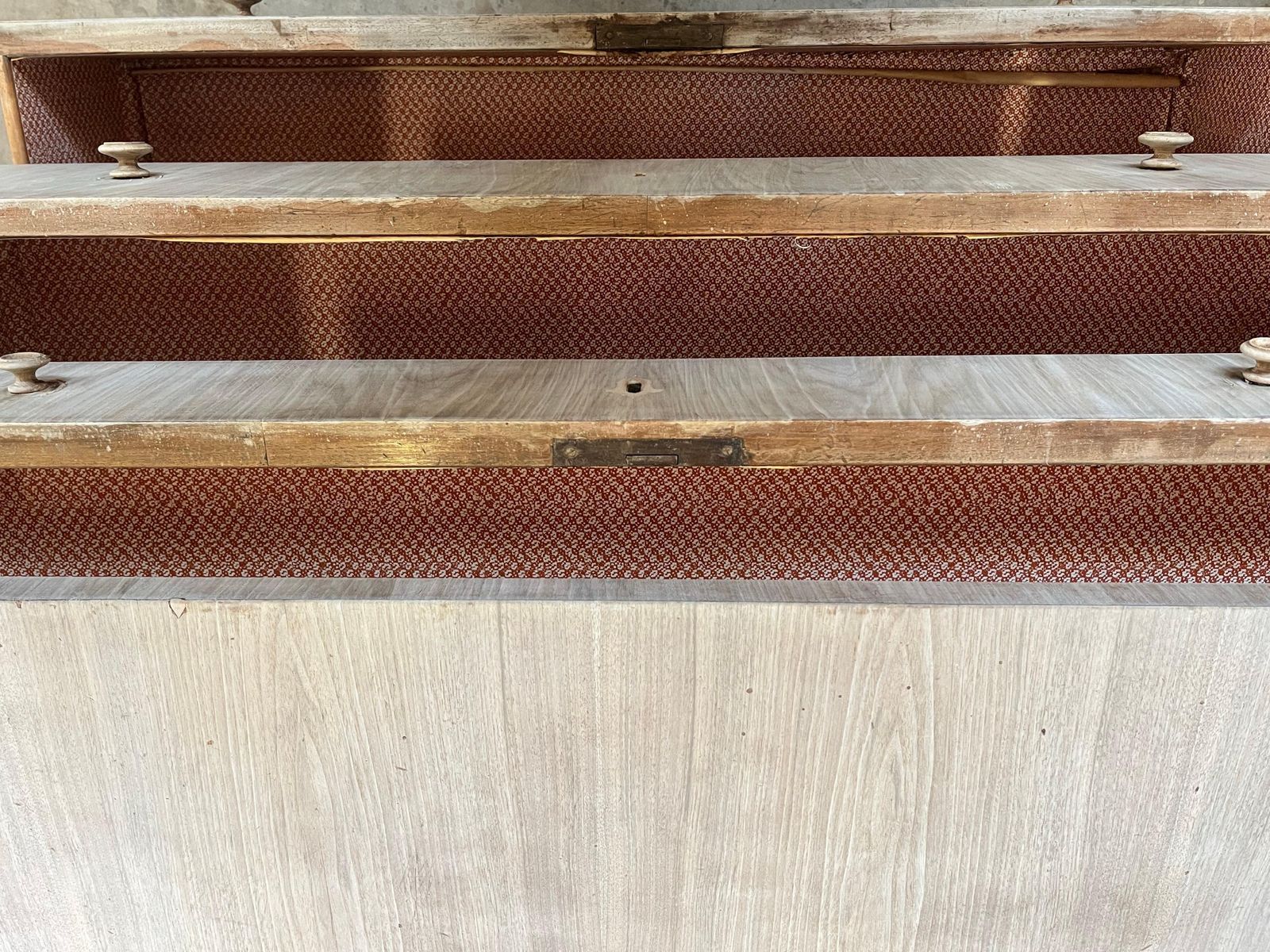photo buy Pair Of Italian Bleached Empire Chest Of Drawers With Walnut Bookmatched Veneer