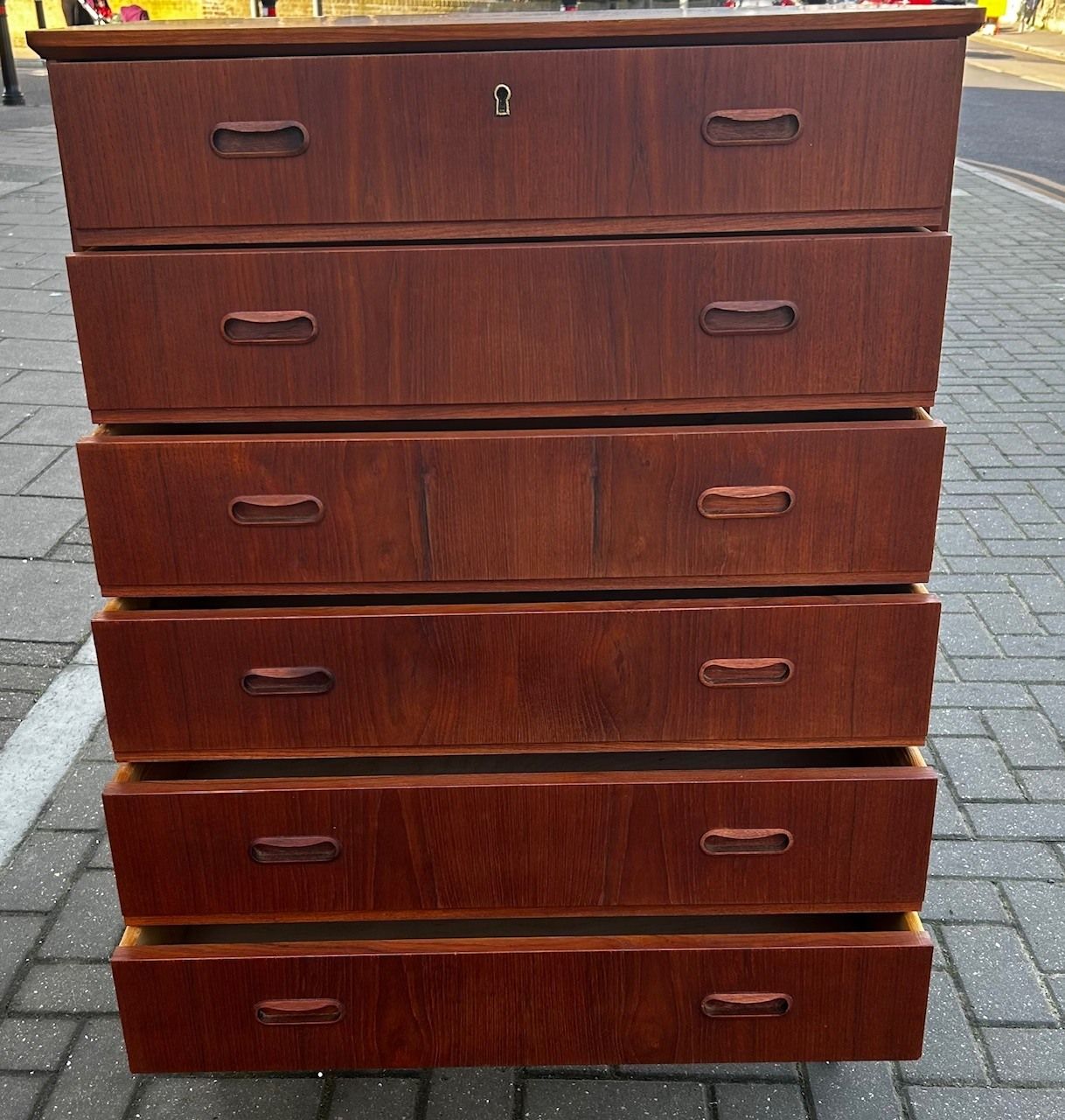 Danish Midcentury Teak Chest Of Drawers photo furniture