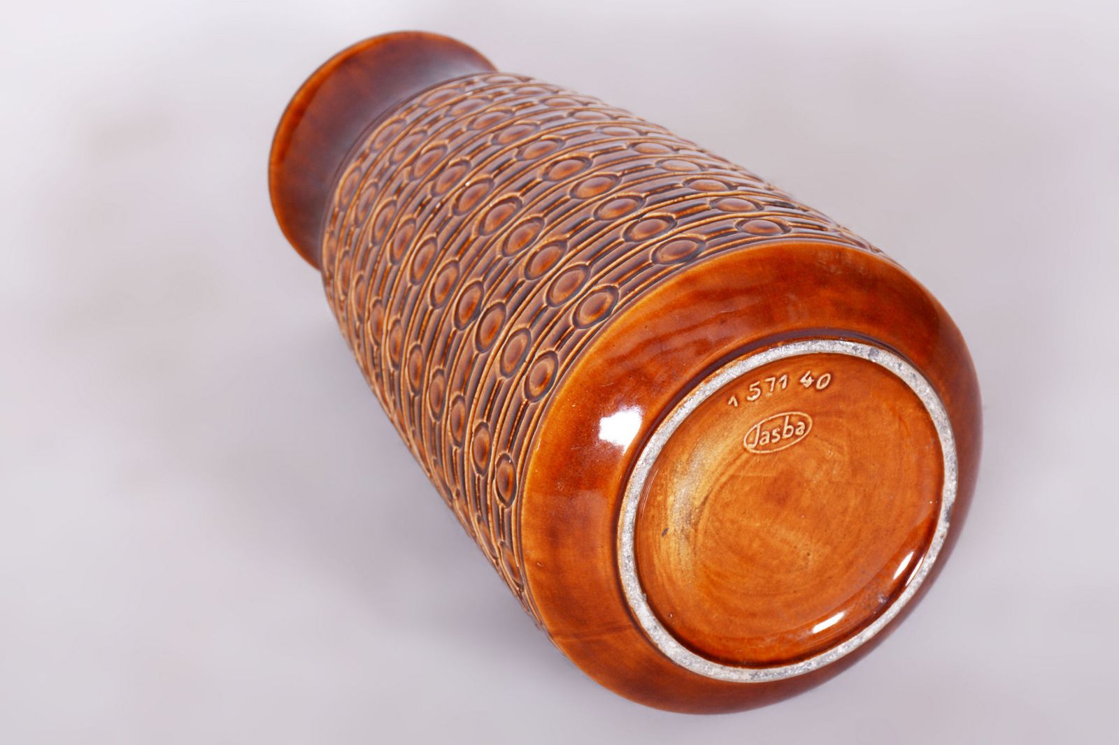 Original Mid Century Vase, Ceramics, Well Preserved Condition, Czech, 1950s photo 300.0