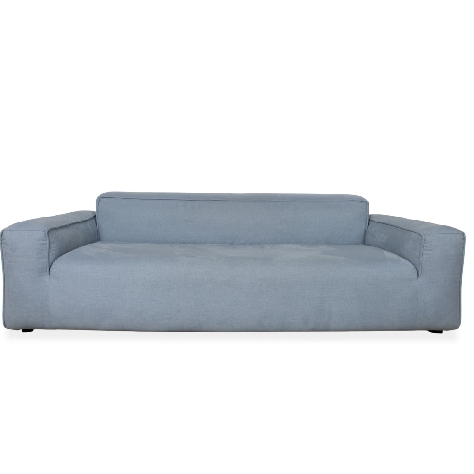 Canapé 2 places Freistil Rolf Benz 175 en tissu gris-bleu