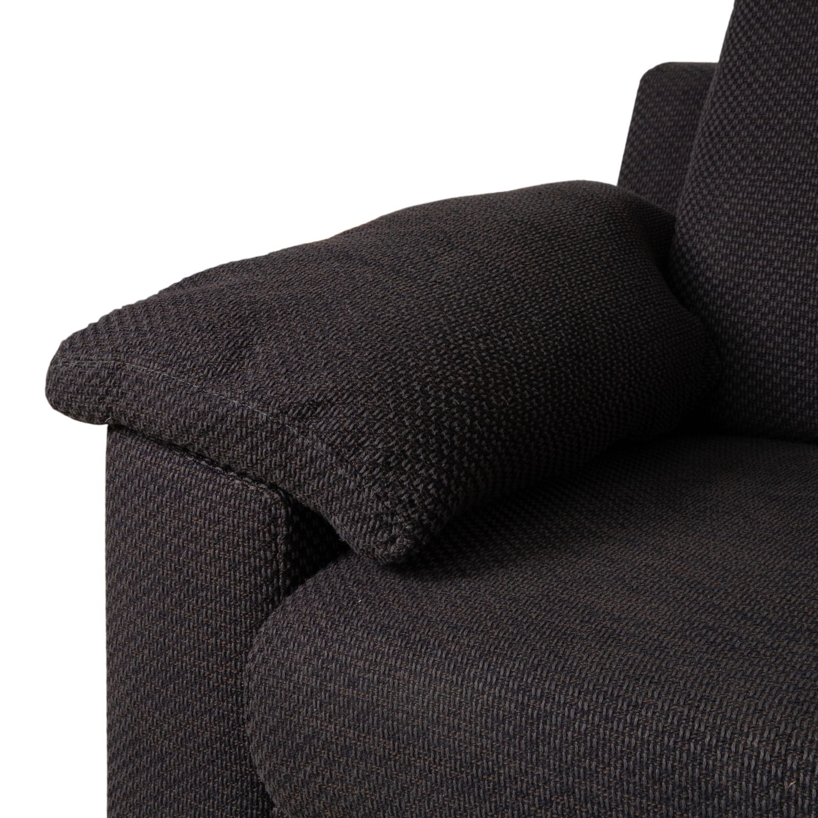 Canapé d'angle Ewald Schillig Vario en tissu gris brun, méridienne à gauche photo Mobilier