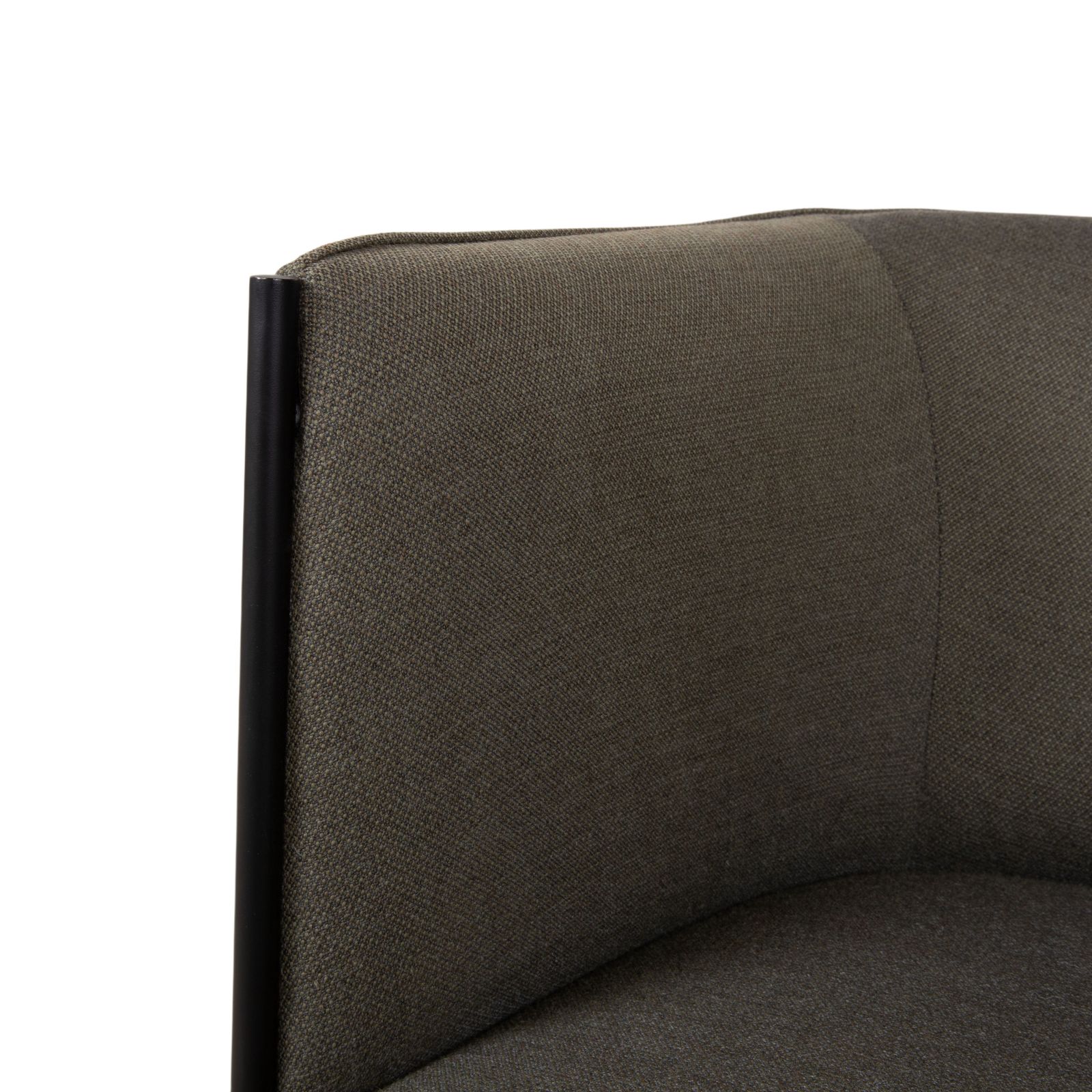 Set Of 4 Wendelbo Sepal Chairs, Fabric: Wool, Kvadrat Fiord Grey, Frame: Steel, Black, Luca Nichetto photo Furniture