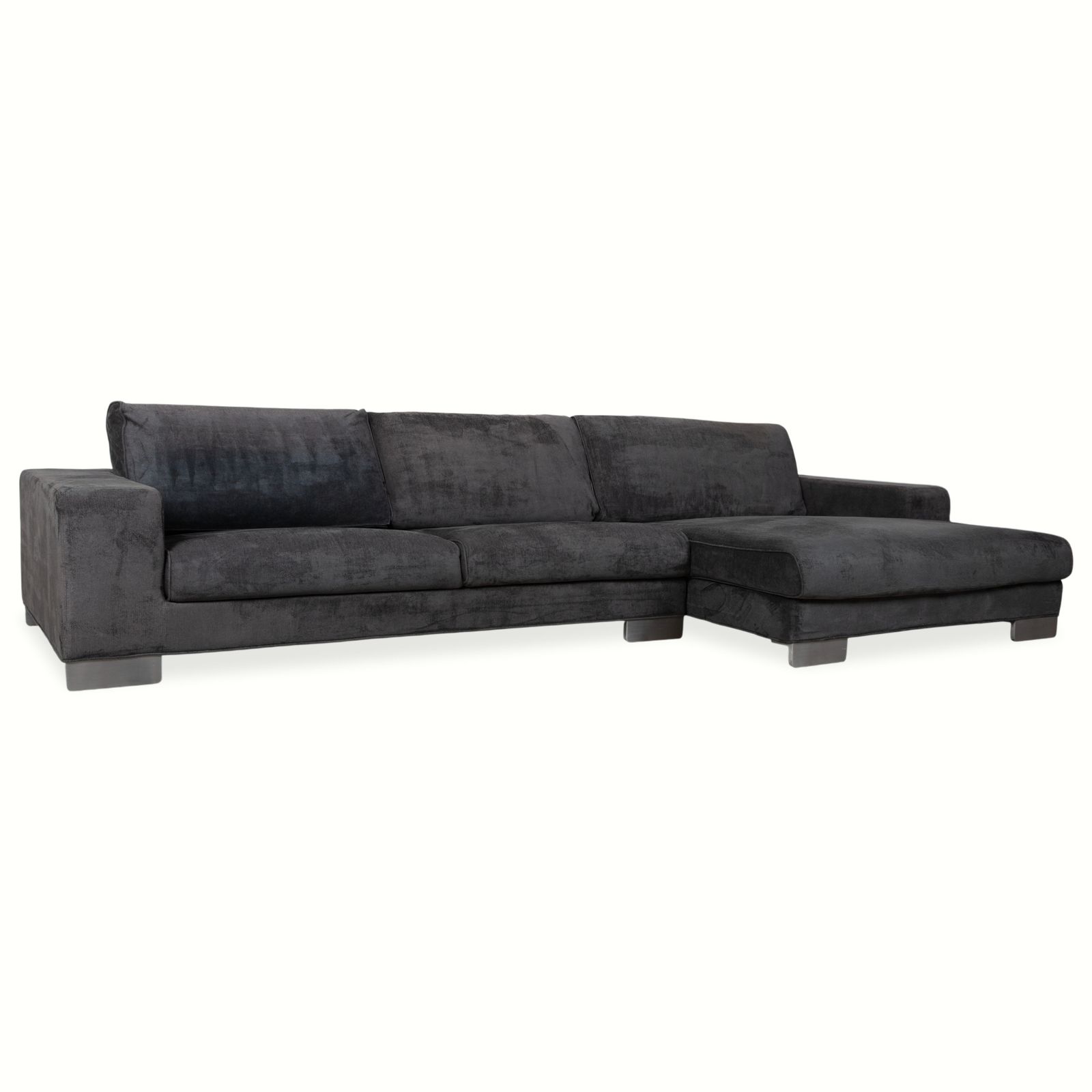 Arketipo Fabric Corner Sofa Grey Blue