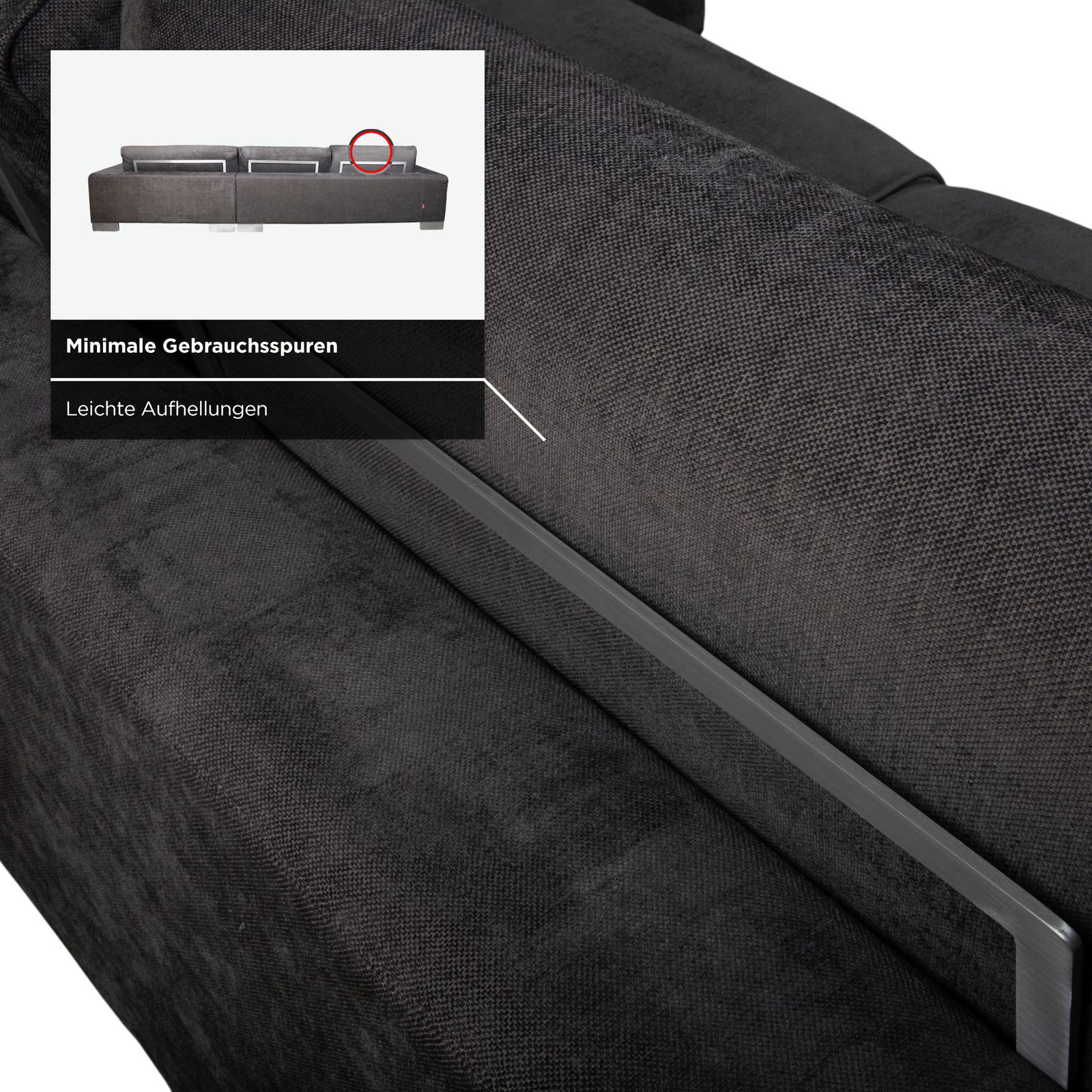 Meubels Arketipo Fabric Corner Sofa Grey Blue photo