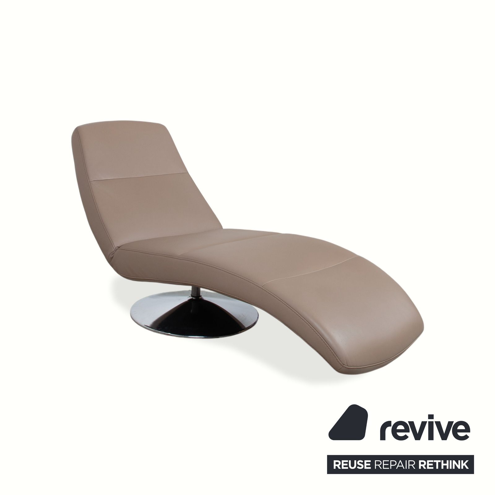 Ewald Schillig Silence Leather Lounger Brown photo Furniture