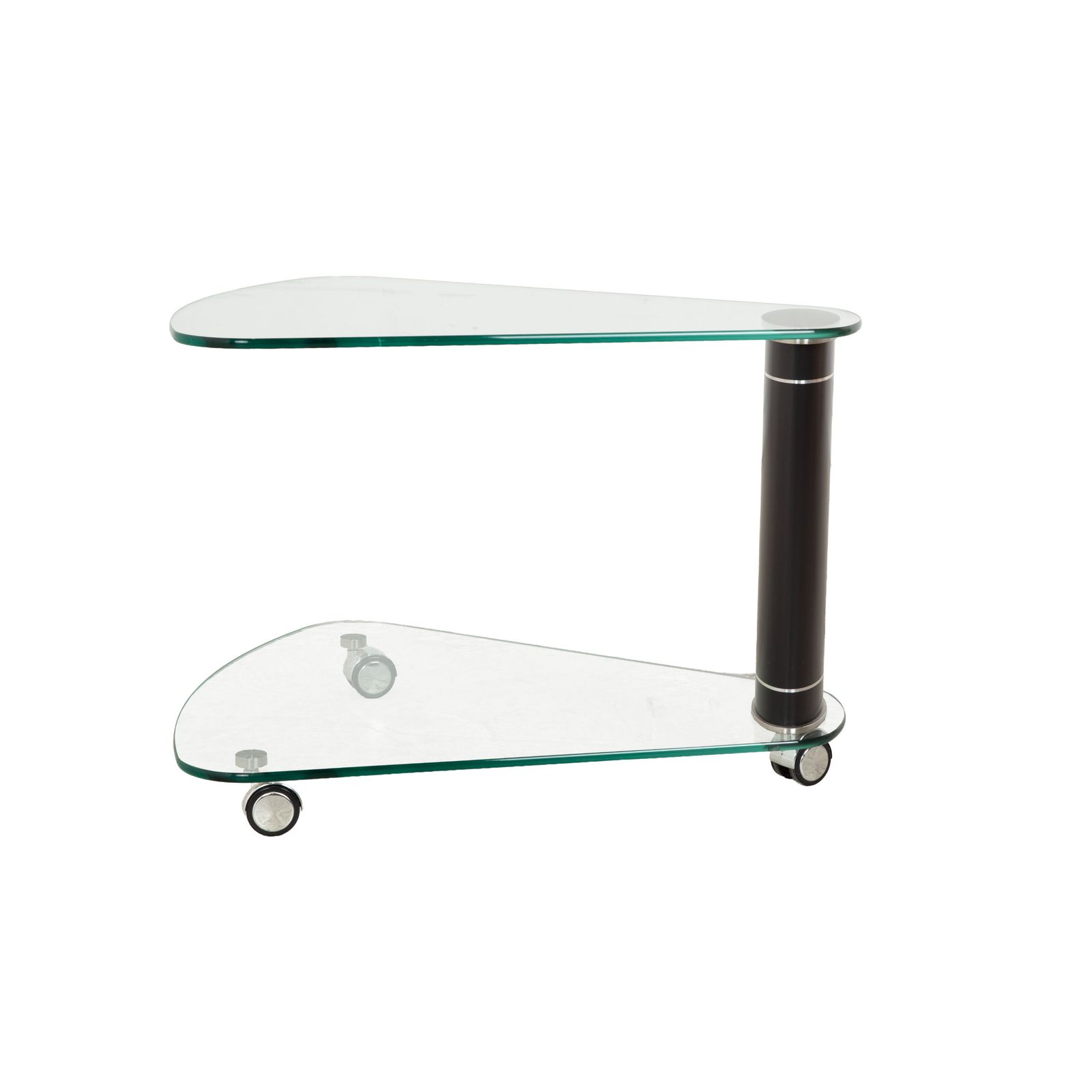 photo for sale Stressless salontafel glas grijs zilver zwart met rolfunctie
