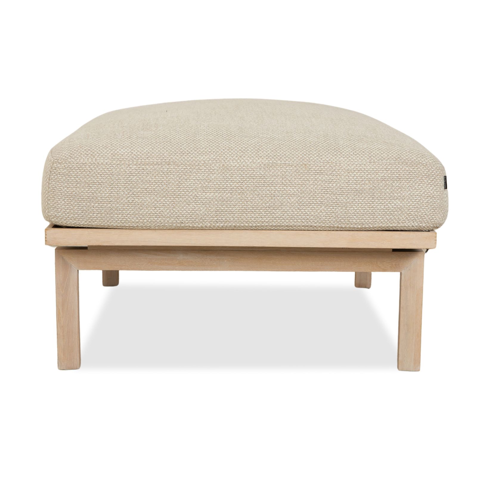 photo for sale Tabouret Bolia Elton en tissu beige crème, bois gris
