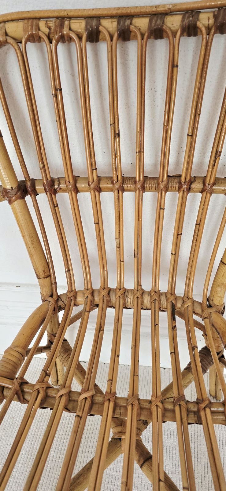 A Mid Century Italian Bamboo Chair. photo Furniture