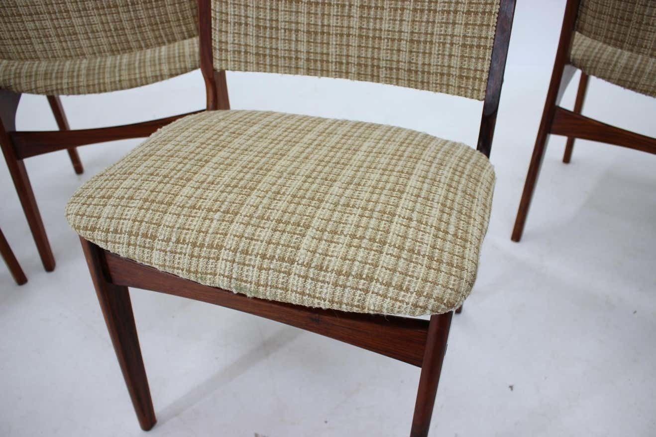 photo furniture 1960s Johannes Andersen Dining Chairs, Set Of 6, Denmark