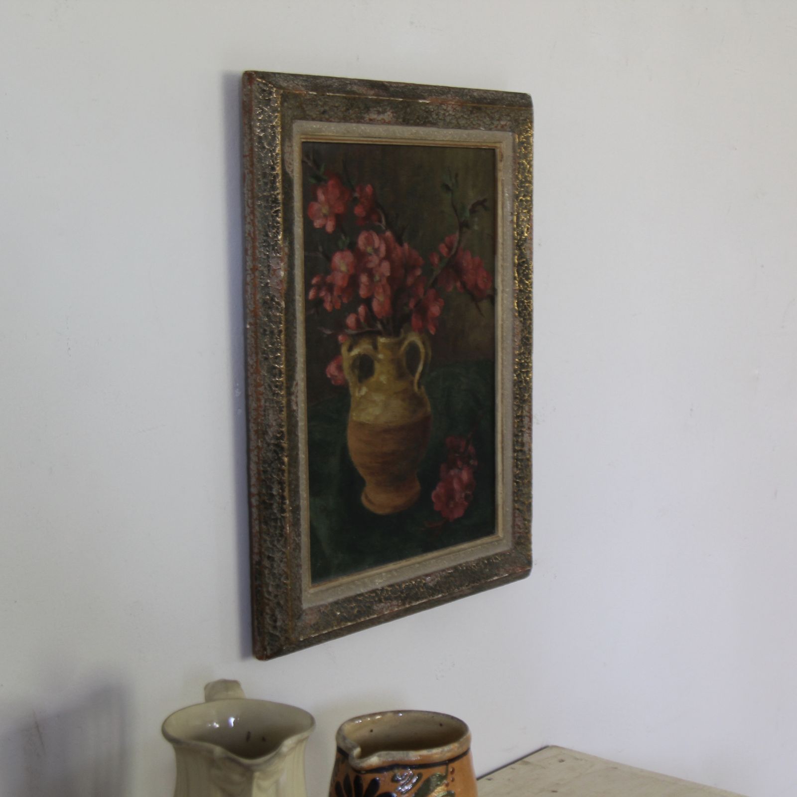 Antique French Floral Still Life Painting photo 194.0