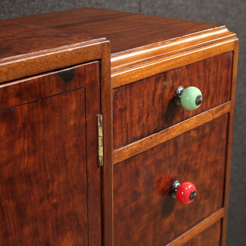 20th Century English Art Deco Chest Of Drawers photo vintage