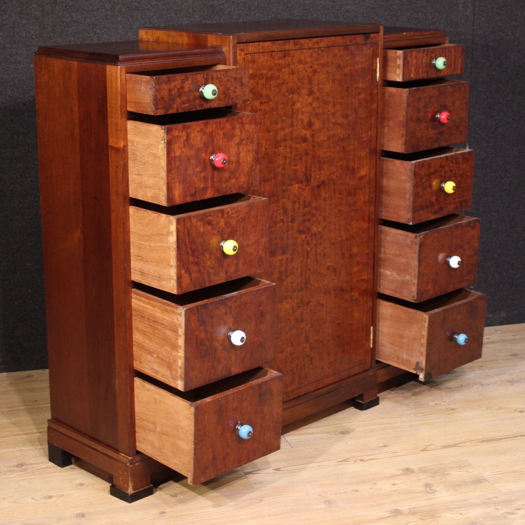 photo furniture 20th Century English Art Deco Chest Of Drawers