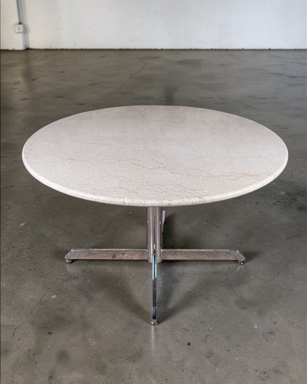Super Malta Marble Dining Table, By Roche Bobois, Made In France, 1980s photo 2400.0