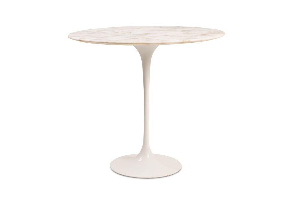 Eero Saarinen, For Knoll International. Oval “Tulip” Side Table. Circa 1950 photo furniture
