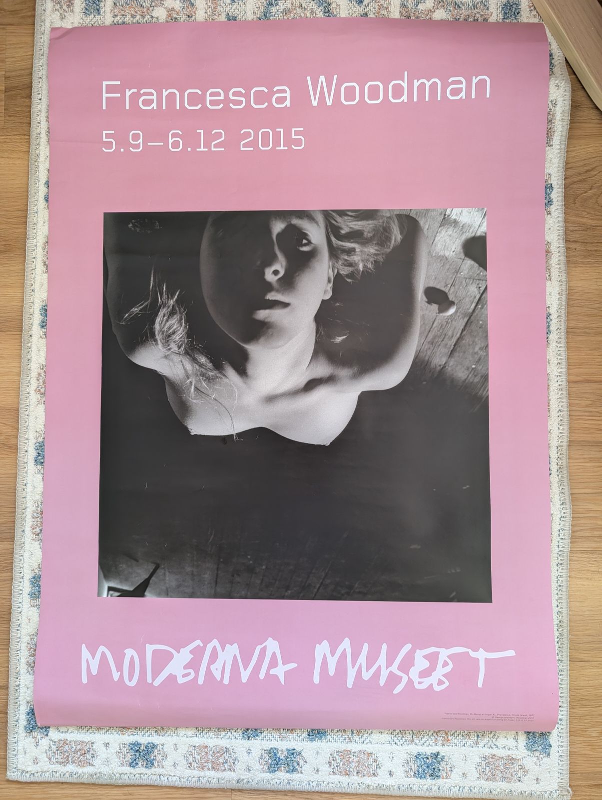Francesca Woodman Original On Being An Angel Female Photographer Wall Art Museum Gallery Exhibition Print Moderna Museum 2015 Extra Large