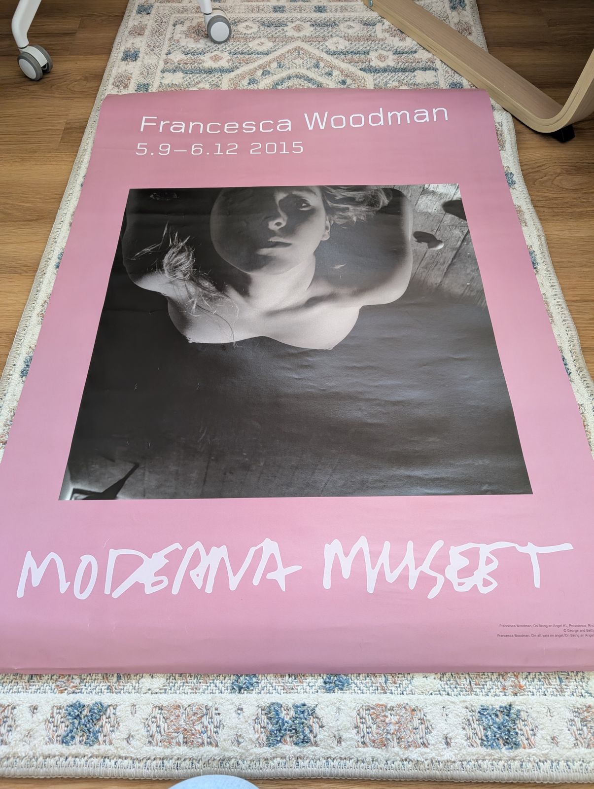 Francesca Woodman Original On Being An Angel Female Photographer Wall Art Museum Gallery Exhibition Print Moderna Museum 2015 Extra Large photo vinterior