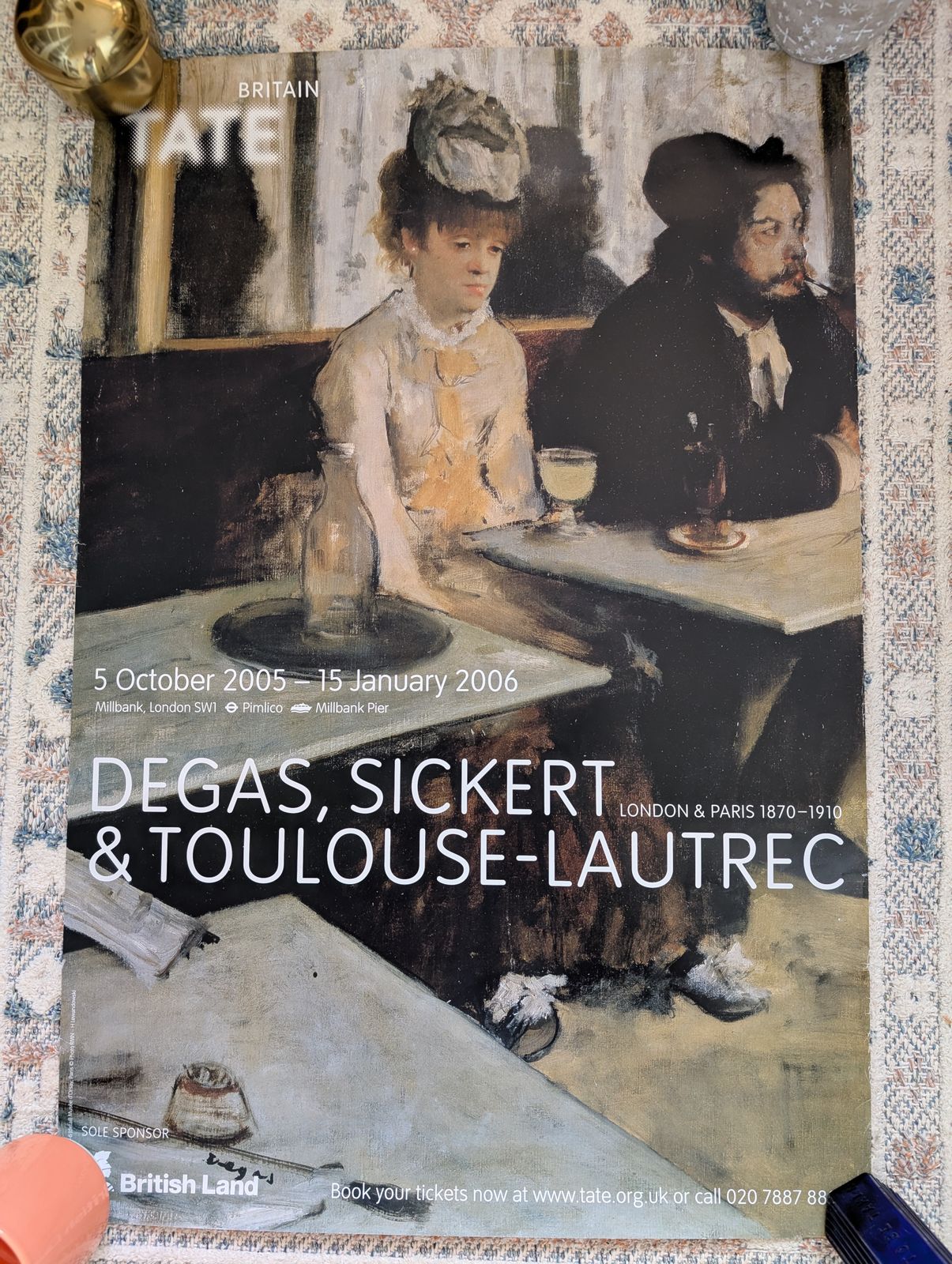 Degas, Sickert & Toulouse Lautrec Tate Exhibition Wall Art Impressionist photo buy