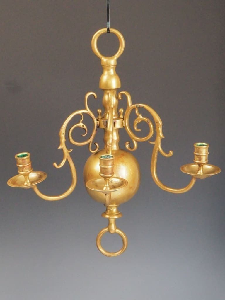 Antique 18th Century Dutch Flemish Pair Of Triple Wall Sconces photo Lighting