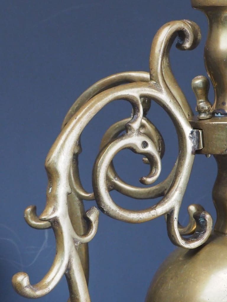 Antique 18th Century Dutch Flemish Pair Of Triple Wall Sconces photo vintage