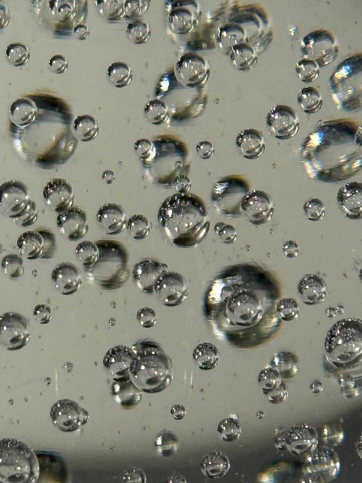 Handmade   Transparent   Paperweight / Paperweight   Trapped Air Bubbles   Large photo Home Decor