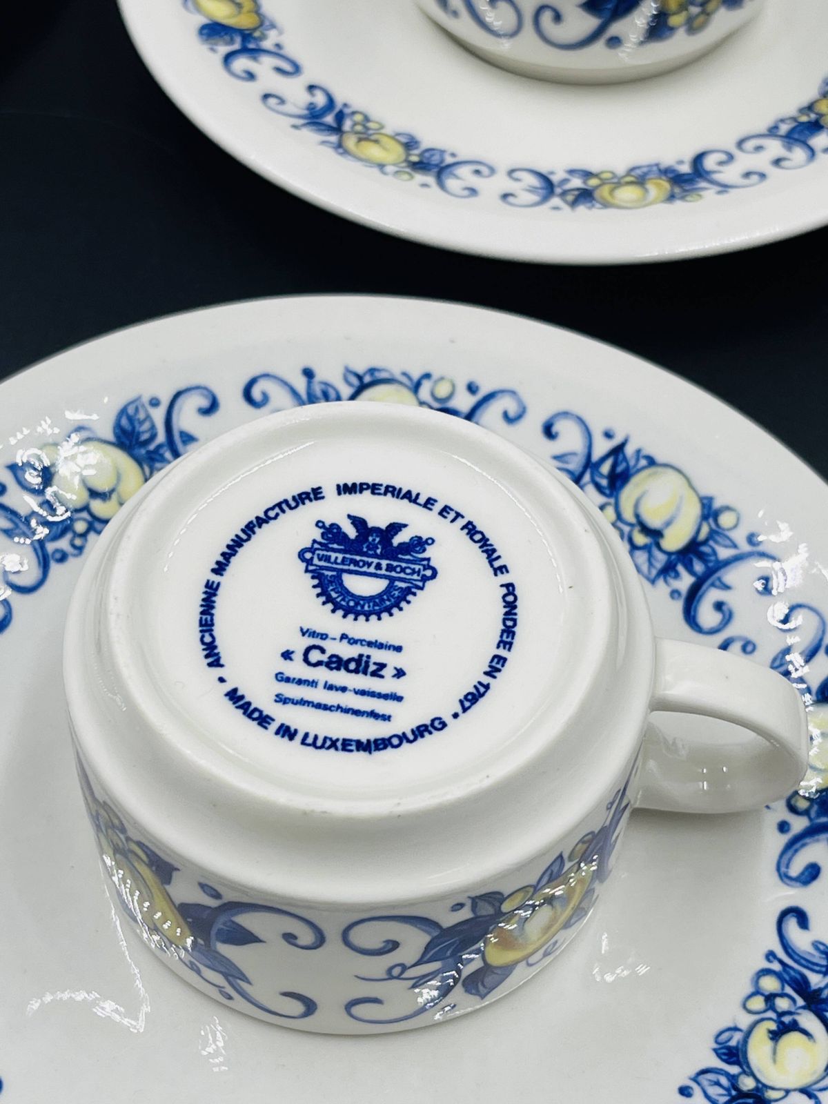 Set Van 6 Espressokopjes En 6 Schoteltjes Van Villeroy & Boch – Cadiz Patroon photo 74.0