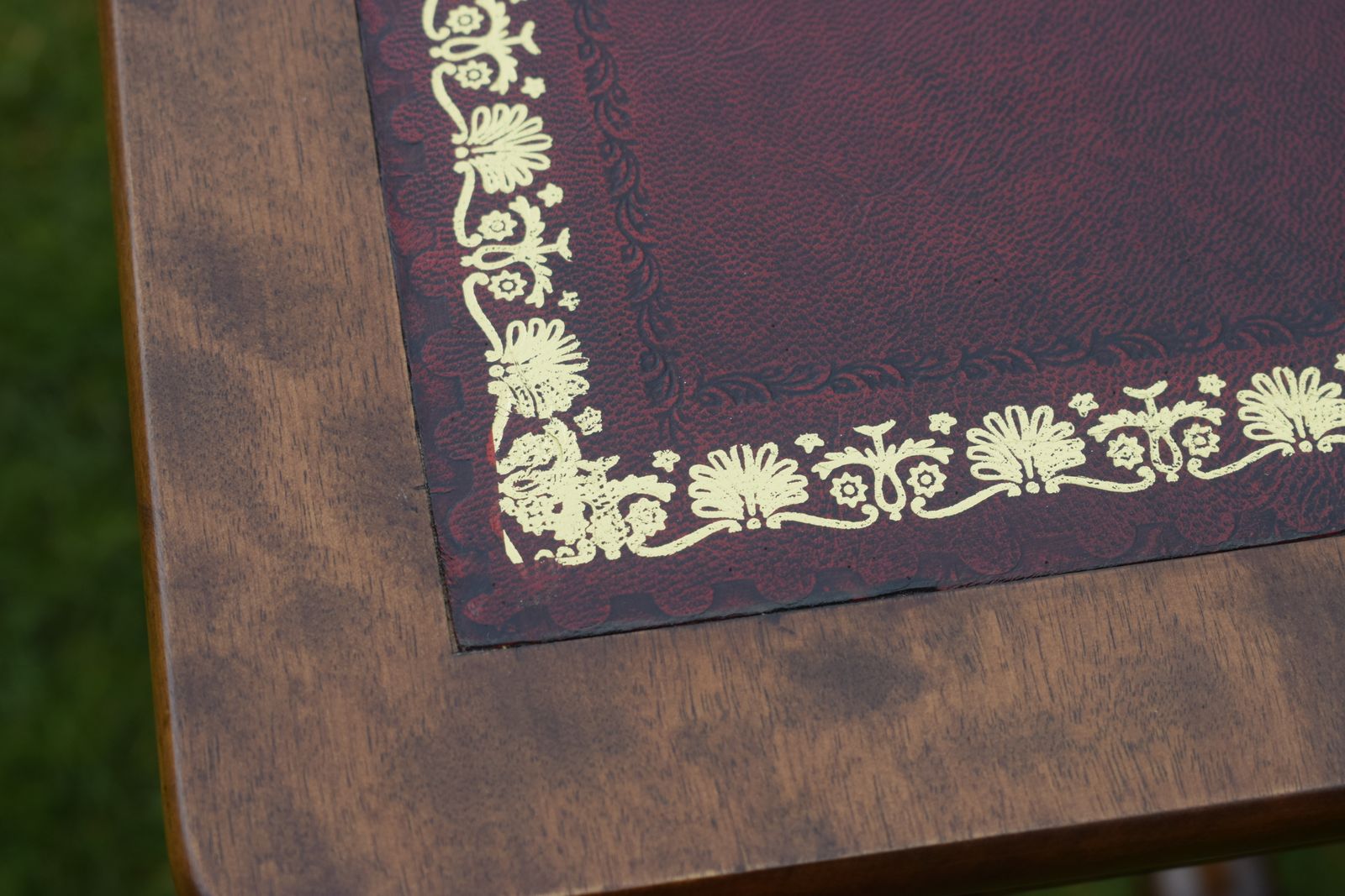 485.0 Late Victorian Mahogany Writing Table photo