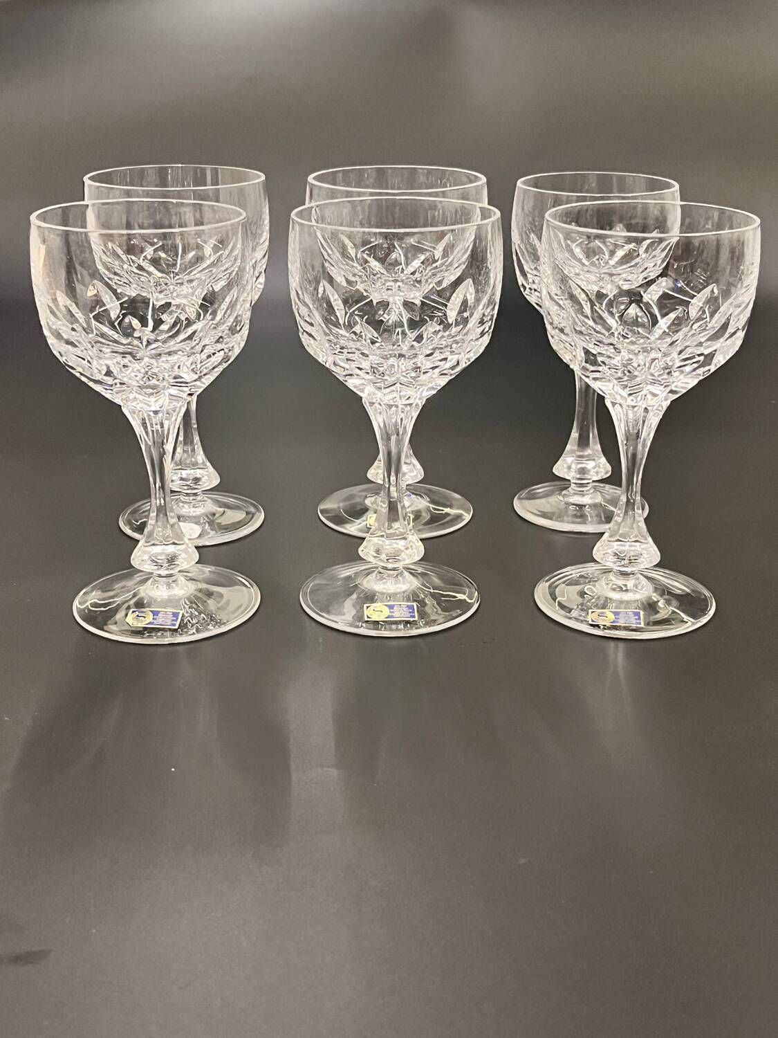 Woonaccessoires Set Van 6 Speigelau Kristallen Glazen photo
