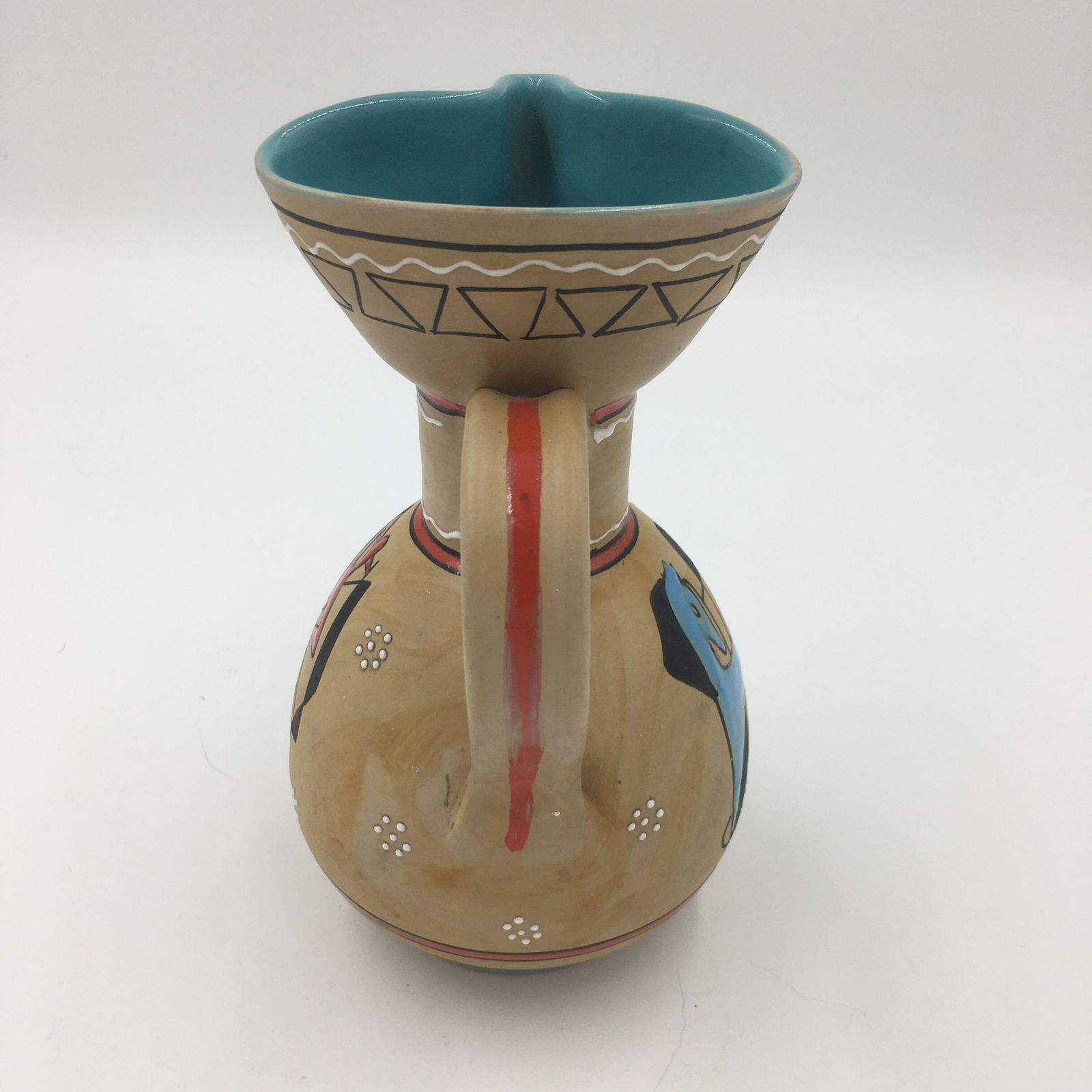 Terracotta Jug Artigiana Deruta photo Woonaccessoires