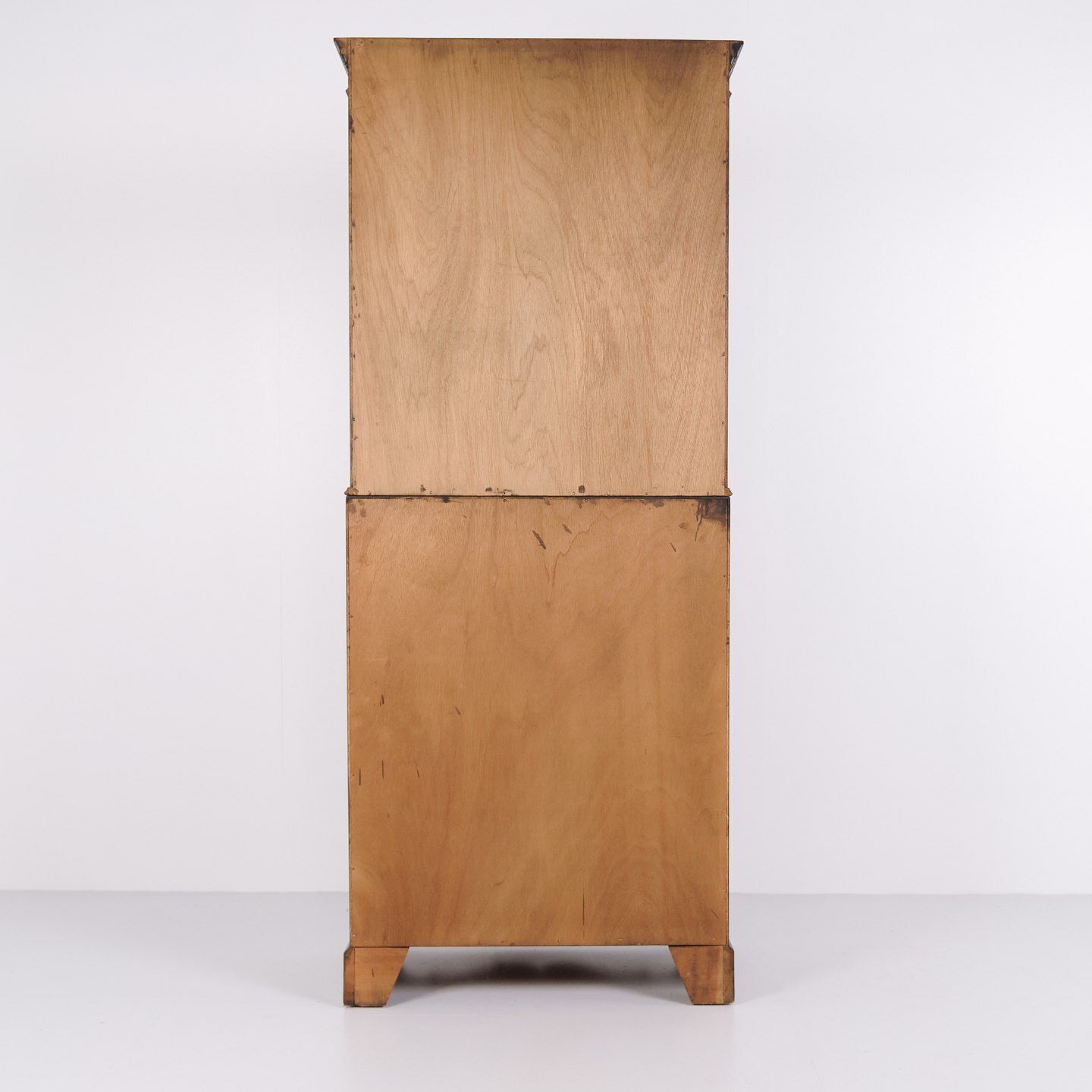 Secretary With Desk And Display Case In Mahogany, English Style, 1890 photo for sale