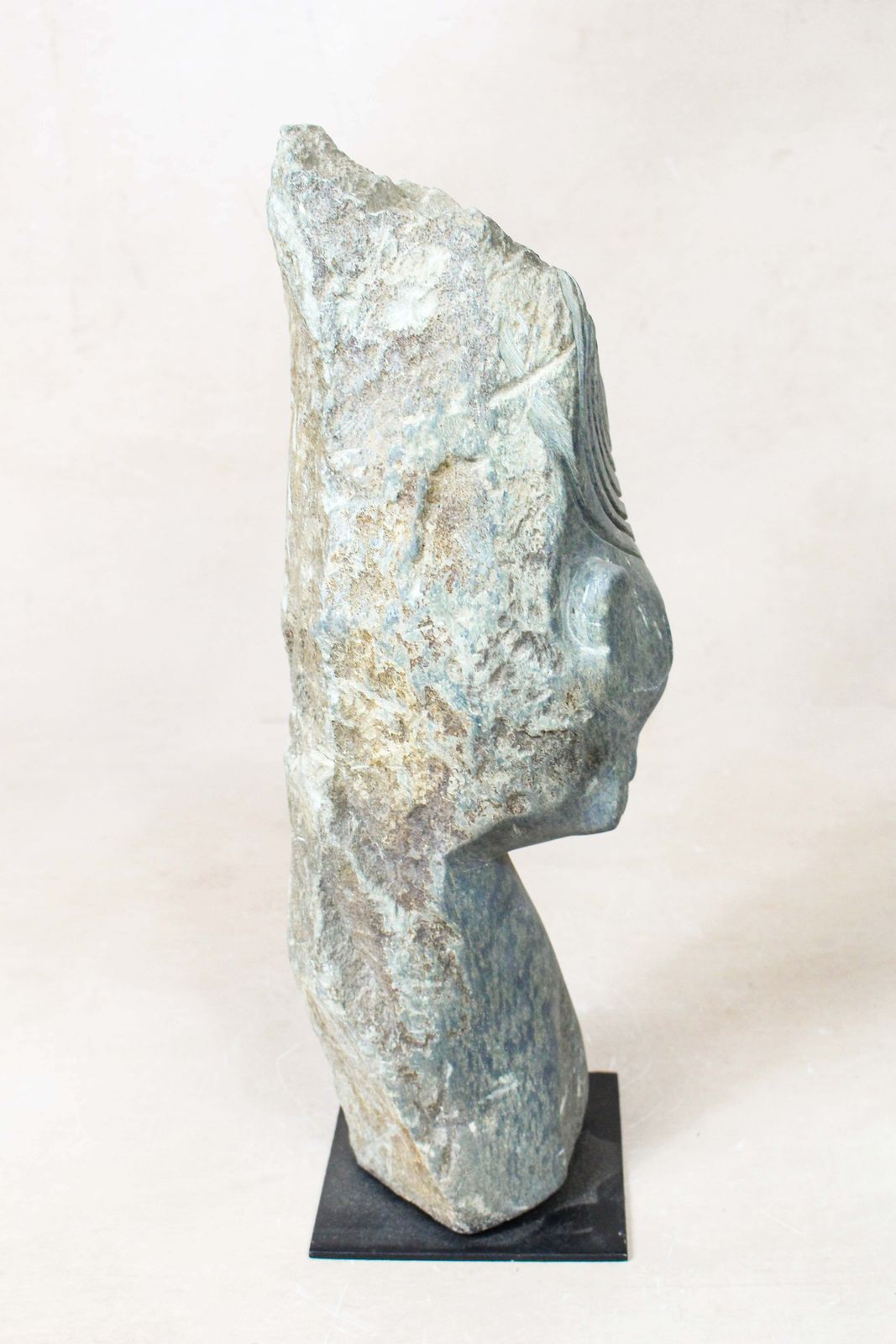 Stone Head Sculpture By Rizimu Chiwawa Zimbabwe 3112 photo Art