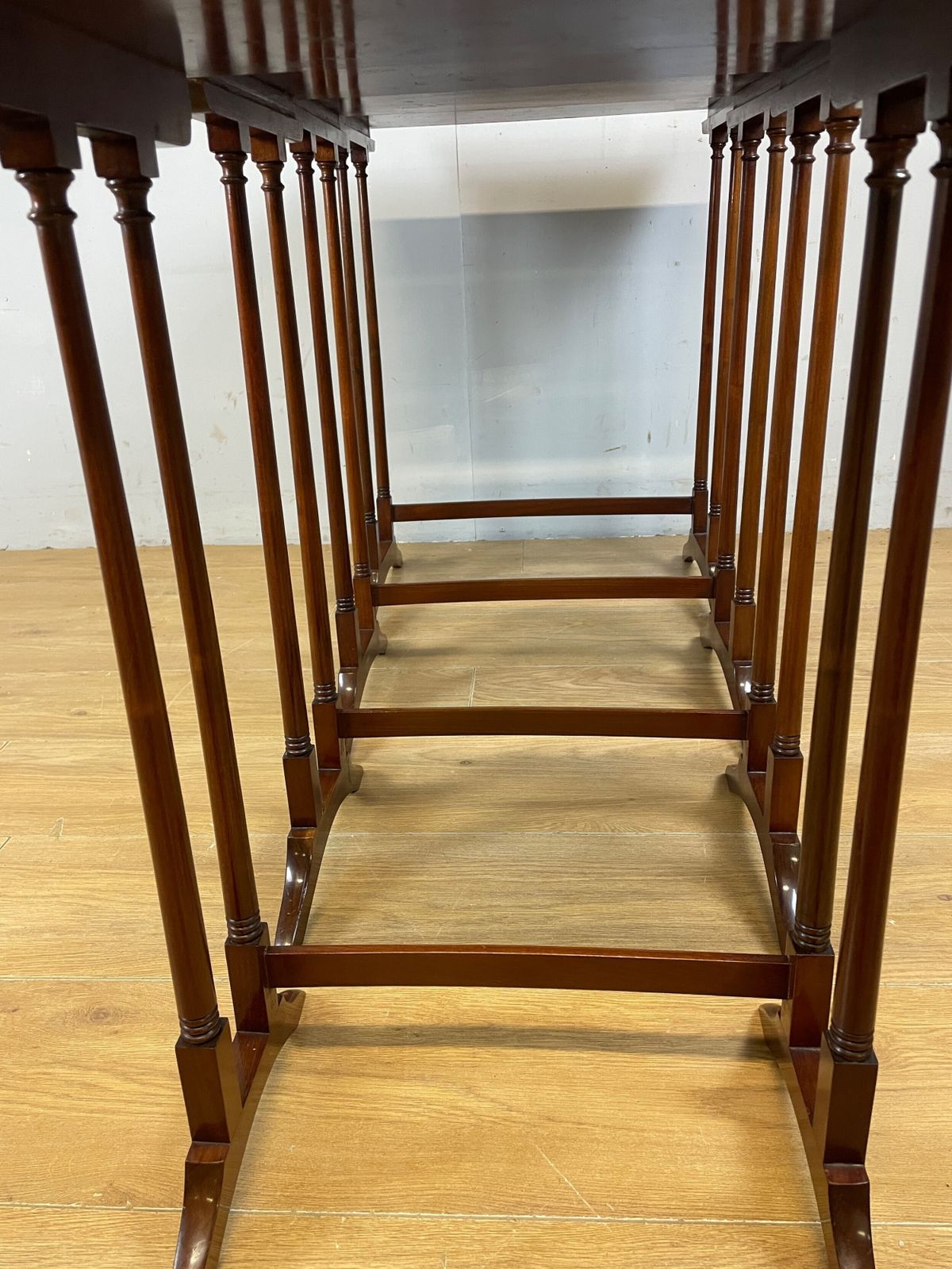 Edwardian Inlaid Mahogany Nest Of Four Tables (Quartetto) photo vintage