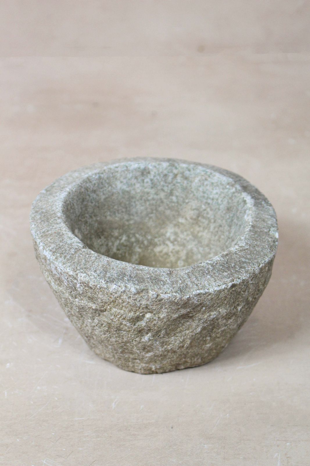 Old Stone Mortar   22, 1950s, Vintage photo furniture