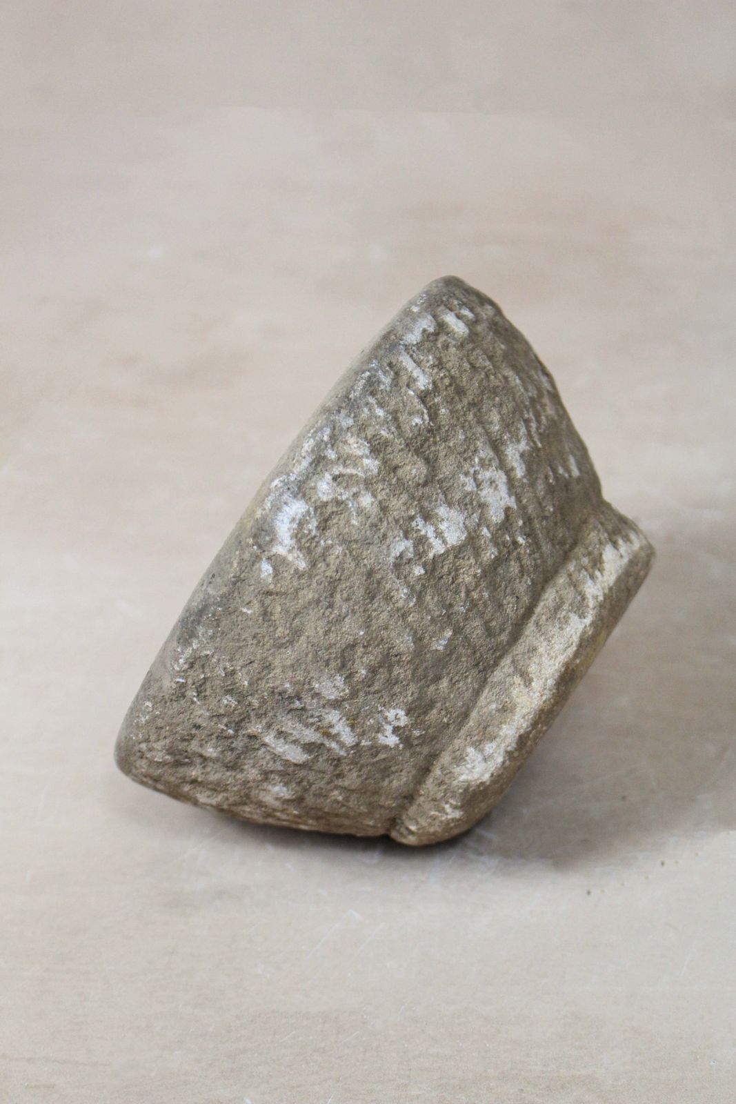 Old Stone Mortar   20, 1950s, Vintage photo Garden Decor