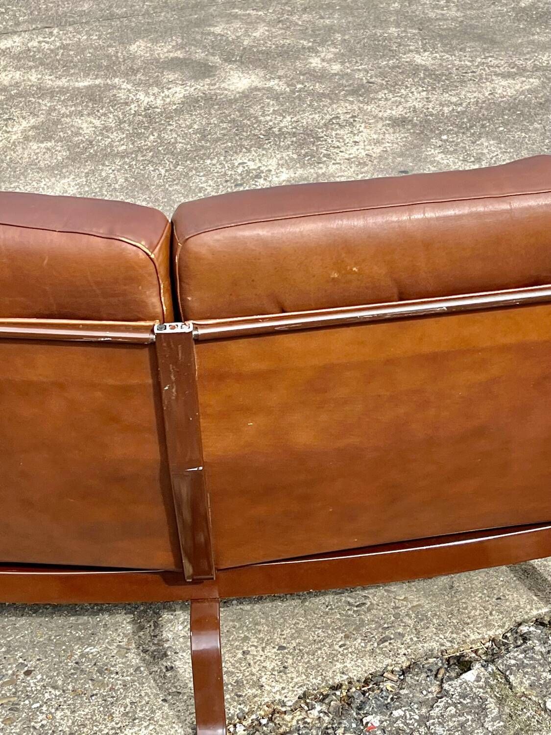 photo vintage Zwevende Bank En Fauteuils Van Eric Sigfrid Persson