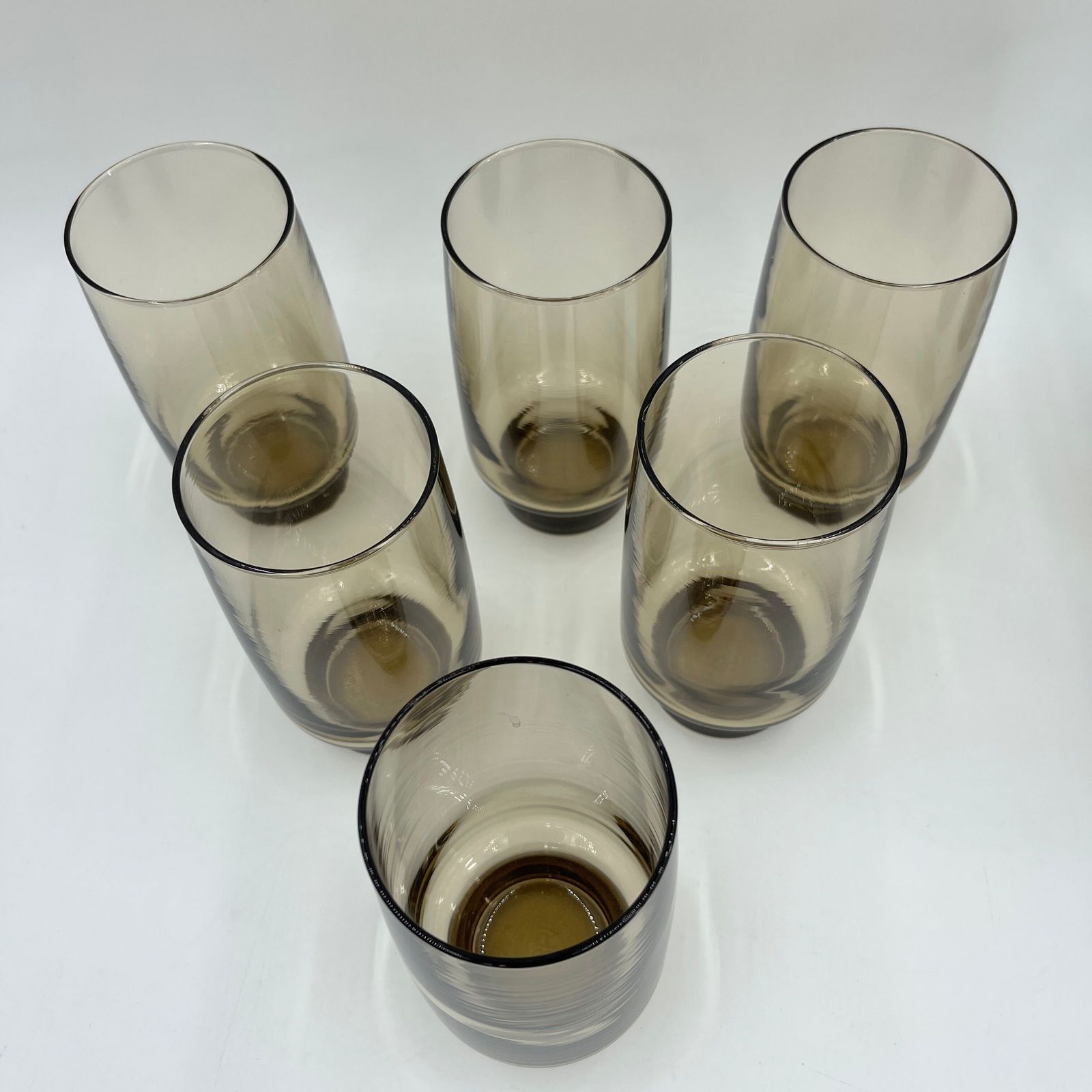 Arcopal Rookglas Set, Jaren 1970 photo Woonaccessoires