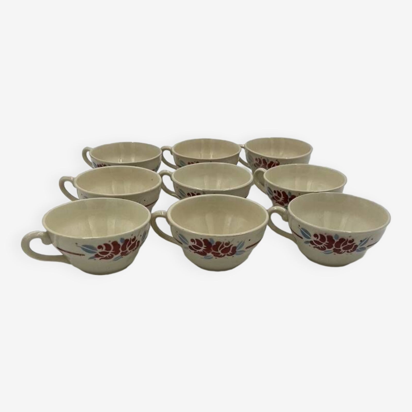 Set Van 9 Boch Frères Kopjes, 1963