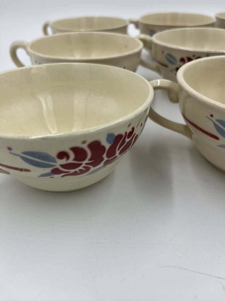 Set Van 9 Boch Frères Kopjes, 1963 photo for sale