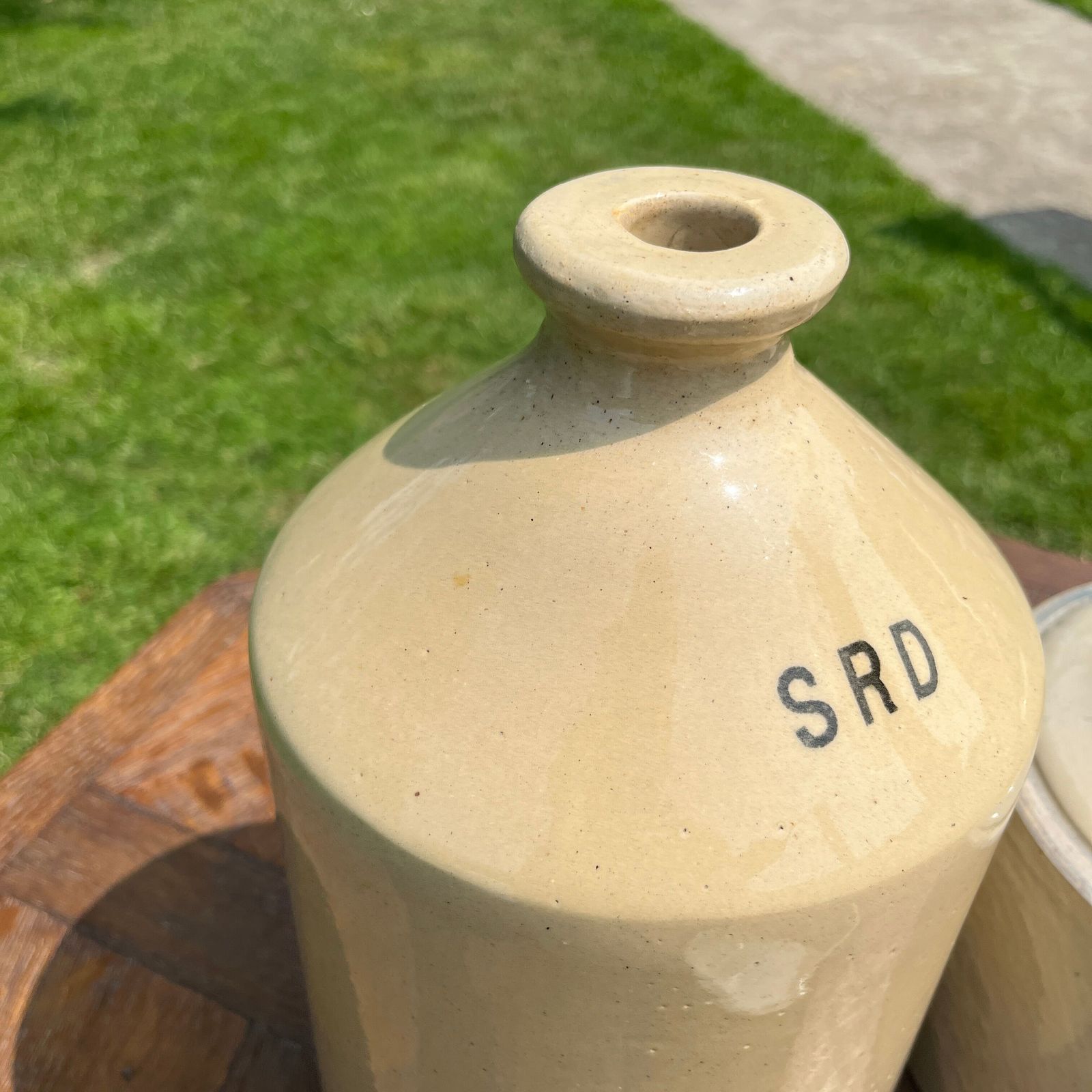 photo for sale Set Van 3 Beige Keramische Objecten