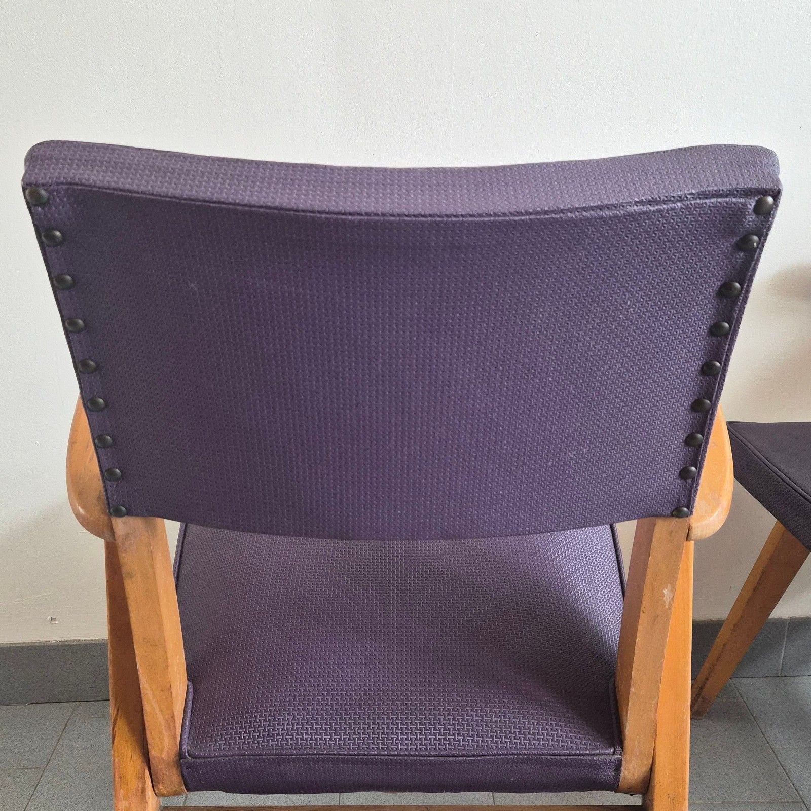 Pair Of Vintage 1950s Bridge Armchairs And Hetre Feet Compass 50s Rockabilly photo vintage